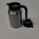 51Oz Thermal Coffee Carafes For Keeping Hot/Cold, Stainless Steel Coffee Carafe, Dustproof Insulated Water Carafe for Party/Home,Silver