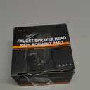 Kitchen Faucet Spray Head Replacement - Pull Down Faucet Sprayer Head with 15 Adapters, 3-Function Kitchen Sink Faucet Head, Replacement Pull Out Faucet Head, Brushed Nickel