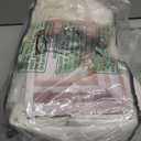 Extra Long Pinch Pleated 132 Inch Linen Curtains 2 Panels Set for High Ceiling Living Room Bedroom Memory Shaped Semi Sheer Pleat Drapes with Hooks Rings Light Filtering Natural Window Curtain 40x132