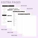 2 x 2026 Planner, Weekly and Monthly Calendar Planner, January - December 2026 Daily Agenda for Acadecmic Planning, School Office Supplies, Purple