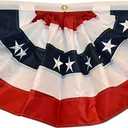 Bunting US Flag, 48", Red, White & Blue