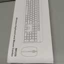 Wireless Keyboard and Mouse Combo, Full Size Silent Ergonomic Keyboard and Mouse, Long Battery Life, Optical Mouse, 2.4G Lag-Free Cordless Mice Keyboard for Computer, Mac, Laptop, PC, Windows