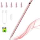 Stylus Pen for iPad 6th-11th Generation,Fast Charge Apple iPad Stylus Pencil with Palm Rejection,Compatible with 2018-2025 i Pad 6/7/8/9/10 Gen, Pro 13"/12.9"/11"/M4, Air 3/4/5/M2, Mini 5/6