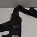 Black Dog Knee Brace 3.9 in, M Size Adjustable Leg Protector for Pet, Hind Leg Support, Dog Joint Recovery, Hind Leg Lick Protection