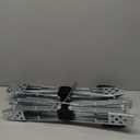 Wheel Chock X-Shaped Stabilizer (Allow Drill Adjust) Dual Axel RV Travel Trailer Camper Tire While Camping (XL-2 Pack)