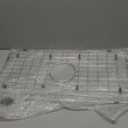 Kitchen Sink Grid,27 13/16" X 14 5/16" Sink Protectors for Kitchen Sink,Stainless Steel Sink Grate with Center Drain