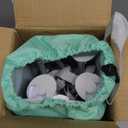 Tiny Marvels Portable 3-in-1 Baby Chair  Cozy Toddler Chair, Baby Seat with Tray, Booster Seat  Compact, Foldable, Safe with Child Safety Belt Carry Bag  Perfect for Travel & Family Time (Green)