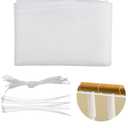 Safety Rail Net Stair Banister Stair Net with Ropes for Stairs Fence Balcony Baby Bed, Protect Childs Pets Safe