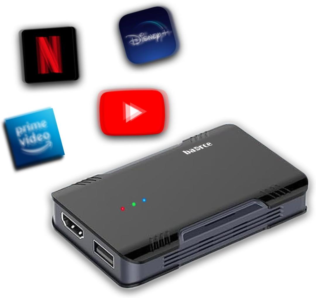 Magic Box 3.0 Lite  Stream Netflix, YouTube, Disney+, Prime Video | 3-in-1 Car Streaming Device with Wireless CarPlay & Android Auto | HDMI & AV Output | for OEM Wired CarPlay Cars Only