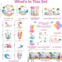 2 x Xynic 205pcs Surf Birthday Party Decorations Tableware Set, 25 Guests