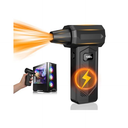 Compressed Air Duster, 200000RPM Electric Air Duster with LED Display, Rechargeable Cordless Jet Dry Blower Replace Canned Air