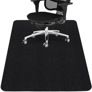 Sycoodeal Office Chair Mat,Computer Gaming Desk Chair Mat for Hard Wood & Tile Floor,Large Anti-Slip Floor Protector Rug,Easy to Clean,48" X 36" Black (Dark Black (Pack of 1) Sycoodeal Office Chair Mat,Computer Gaming Desk Chair Mat for Hard Wood & Tile Floor,Large Anti-Slip Floor Protector Rug,Easy to Clean,48" X 36" Black (Dark Black (Pack of 1)