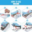 Handheld Sewing Machine CS101 Sewing Machine for Beginners Portable Electric Mini and Small Hand Held Kit for Adults and Kids Ages 8-12 Included Manual and Accessories, Sewing Hem and Quick Stitching