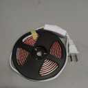 LED Strip Lights 6.56ft AC 110V Flexible Rope Lights 240LEDs/m 3000K Warm White Cuttable Outdoor Waterproof Strip Lights Double LED Beads for Living Room Under Cabinet Lighting