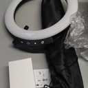 UBeesize 12'' Selfie Ring Light with 62 Tripod Stand for Video Recording, Live Streaming(YouTube, Instagram, TIK Tok), Compatible with Phones, Cameras and Webcams (Black)