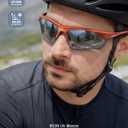 Lamicall 22g Polarized Sports Sunglasses for Men Women - UV400 Protection Sun Glasses for Running Cycling Baseball Driving