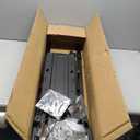 WALI Electric Ceiling TV Mount for 43 to 86 inch Screens, Flip Down Motorized TV Mount with Remote, Flat and Curved TVs Up to 99 Lbs, Pitched Roof, Max Mounting Holes 800x400mm (FCM604A), Black