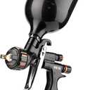 Automotive Refinishing Spray Gun PHS-155 Middle Pressure 1.3mm Nozzle Paint Spray Gun, Black