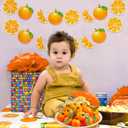 Sintuff 100 Pcs Little Cutie Baby Shower Decorations Mini Fake Oranges Bulk 1.06 Inches Lifelike Artificial Oranges Artificial Fruits Decor Birthday Party Decor Little Cutie Baby Shower Supplies