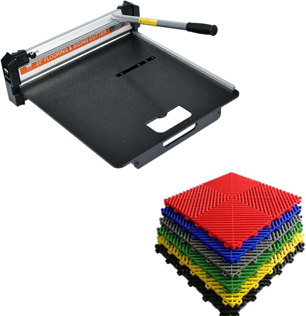 20" Pro Flooring Cutter, Vinyl Floor Cutter Kit For Laminate, Engineered Hardwood, Siding, LVT, VCT, SPC, LVP, WPC and Vinyl Plank (KC510H20)
