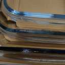 8-Piece Deep Glass Baking Dish Set with Plastic lids,Rectangular Glass Bakeware Set with Lids, Baking Pans for Lasagna, Leftovers, Cooking, Kitchen, Freezer-to-Oven and Dishwasher, Gray