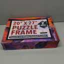 Impresa Jigsaw Puzzle Display Frame Kit - 2-Pack 20x27 in Black - Easy Snap-Together Puzzle Board Backing - Versatile Wall Hanging & Art Display - Fits 1000 Piece Frame