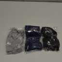 CHARMKING Compression Socks for Women & Men Circulation (3 Pairs) 15-20 mmHg is Best Support for Athletic Running Cycling (Large-X-Large, 06 Black/Grey/Navy)