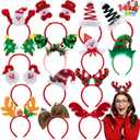 JOYIN 14 PCS Christmas Headbands with Different Designs Party Holiday Headbands for Kids Women Men Christmas Holiday Parties Favors (ONE Size FIT ALL)
