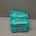 4 x Amazon Basics Adult Wet Wipes Flushable formulated without Fragrance, 126 Count (3 Packs of 42) Packaging May Vary