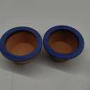 YARNOW 2pcs Tiny Terracotta Pots - 1 Inch Small Mini Clay for Succulents and Crafts, Ideal for Indoor Garden Decor
