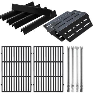 Genesis E-330 Grill Replacement Parts 4 Burners for Weber Genesis E-310 S-330 EP-330 300 Series Grill Parts 7524 Grates 7621 7620 Flavorizer Bars 65505 Heat Deflector 62752 Genesis 330 Sear Burner