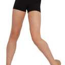 Capezio Girls' Team Basic Gusset Short (Medium, Black)