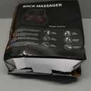 Brelley Neck and Back Massager for Pain Relief Deep Tissue with Heat, Shiatsu Shoulder Massager with Bi-Directional Rotating Head for Neck, Back, Shoulders, and Legs (Black)