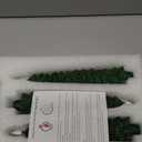 Homemory 3 PCS Flameless Taper Candles with 6-Hours Timer, 9.7 Inches Christmas Tree Candlesticks, Real Wax Battery Operated Window Candles with 3D Flickering Flame for Fireplace Christmas