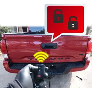 Power Tailgate Bed Remote Lock Assembly Kit w/Wiring Harness Compatible for 2019-2023 3rd Toyota Tacoma Short Wheelbase Bed Power Lock Assembly Crew Cab 5.5' / Extended 6' Bed PK3B6-35JS0