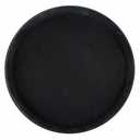Winco Easy Hold Round Tray, 16-Inch, Black