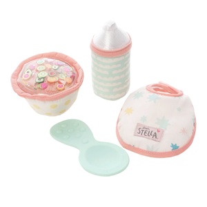 Love, Stella Baby Doll Pretend Feeding Set by Manhattan Toy