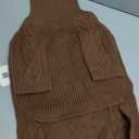 ASENKU XL Dog Sweater, Dog Sweaters for Extra Large Dogs,Pet Sweatshirt Apparel Turtleneck Pullover Winter Pitbull, Labrador Retriever(Coffee, X-Large)