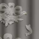 Pangda Corner Wall Molding French Style Wainscoting Panels Flora Moulding Corner Panel Wall Molding Kit for Cabinet Picture Frames Decor, Not Include Glue(2 Pcs,Coquette Bow Style)