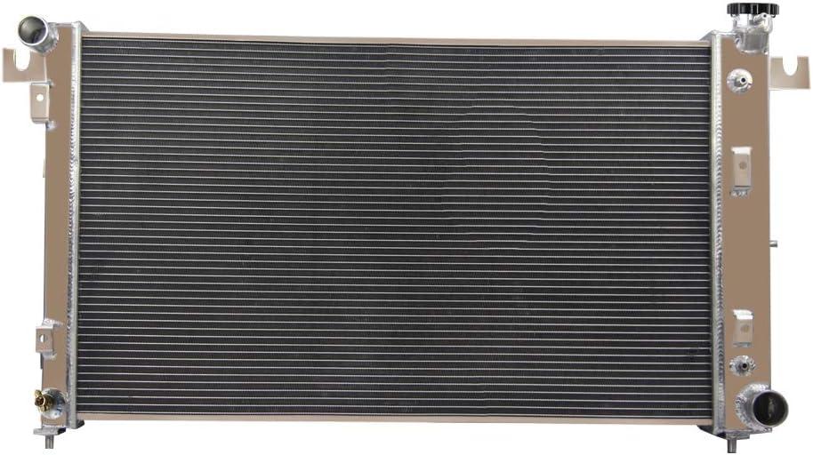 ALLOYWORKS 4 Row Aluminum Radiator for 1994-2002 Dodge Ram 1500 2500 3500 3.9L 5.2 5.9L Gas