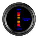 Air Fuel Ratio Gauge, Universal Air Fuel Ratio Gauge Blue LED Indicator Meter 52mm Dia Auto Instrument