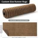 MIDUO 2ft x 6ft Runner Rug, Non Slip Indoor Outdoor Rugs for Hallway