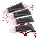 10 x Kangaroo Vampire Fake Blood - Scab Washable Fake Blood for Face Makeup - Coagulated SFX Blood Paint for Horror Scary Halloween Costume Prop - Creepy Vampire Cosplays Kit (Packaging May Vary)