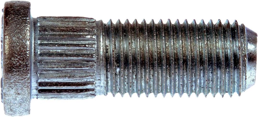 Dorman 610-334 Rear M12-1.25 Serrated Wheel Stud - 12.45mm Knurl, 33.5mm Length Compatible with Select Models, 10 Pack (Made in USA)