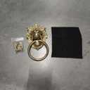 Authentic Vintage Brass Lion Door & Gate Knocker Handle Pull Door Accessories Home Decor