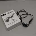 Swimming headphones-bone conduction headphones, IP68 waterproof built-in MP3 player 32G memory, underwater swimming headphone, wireless open Earphones Bluetooth 5.3, for running, cycling (black)