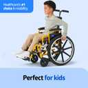 Medline Pediatric Wheelchair for Children - Promoting Comfort and Mobility, 14W x 12D Seat