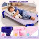 2 Pcs Cot Sheets for Daycare 23" x 51" Cot Fitted Sheets, Rainbow, about 23" x 51"