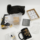 Zopeal 2026 Graduation Gift Basket Set for Her, Personalized Grad Gifts with Candle, Mug, Wine Glass, Jewelry, Socks & Banner, College High School Nursing Master Phd Graduation Gifts(Black)