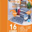 Vacuum Storage Bags, Space Saver Seal Bags For Clothing, Blankets, Comforters, Pillows, Clothes Storage,Travel Luggage.16 Combo